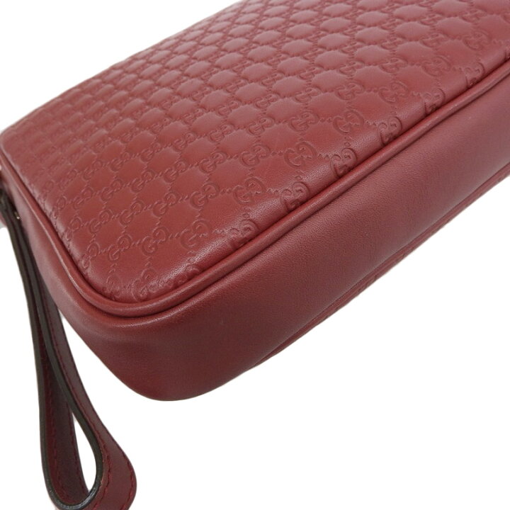 楽天市場】【中古】 グッチ GUCCI マイクロシマ クラッチバッグ 