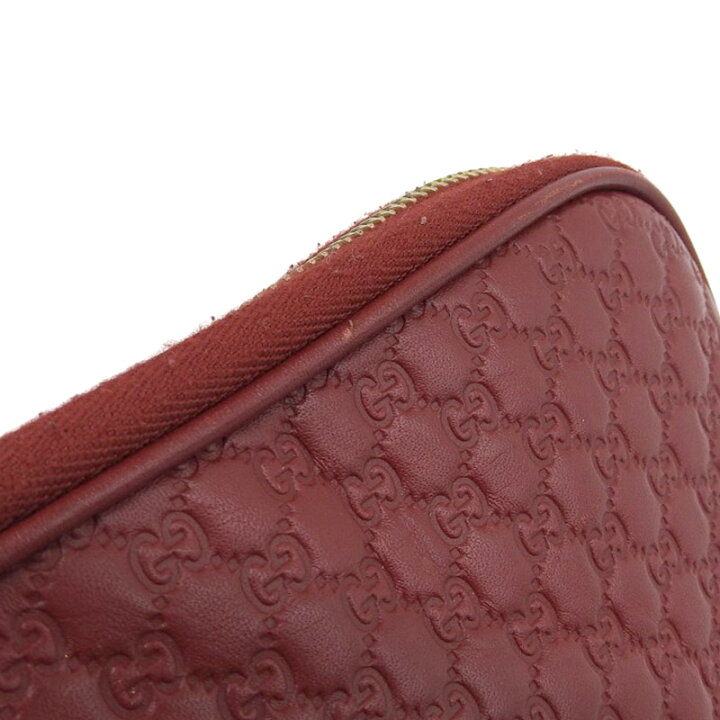 楽天市場】【中古】 グッチ GUCCI マイクロシマ クラッチバッグ 
