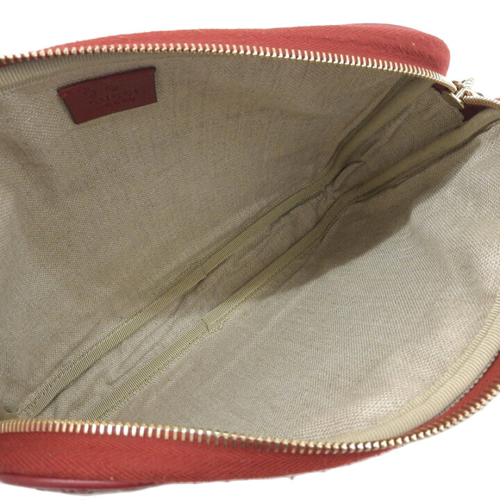 楽天市場】【中古】 グッチ GUCCI マイクロシマ クラッチバッグ 