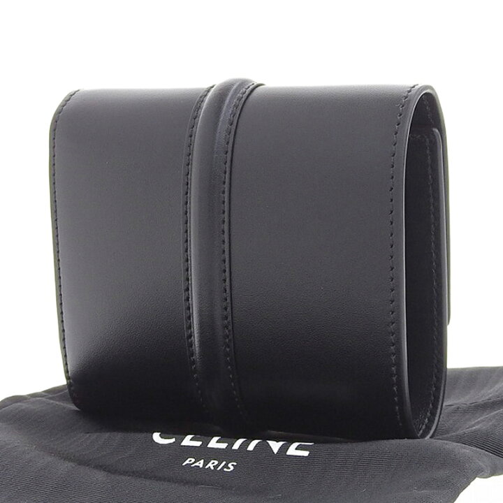 楽天市場】【中古】 セリーヌ CELINE スモールトリフォールド 