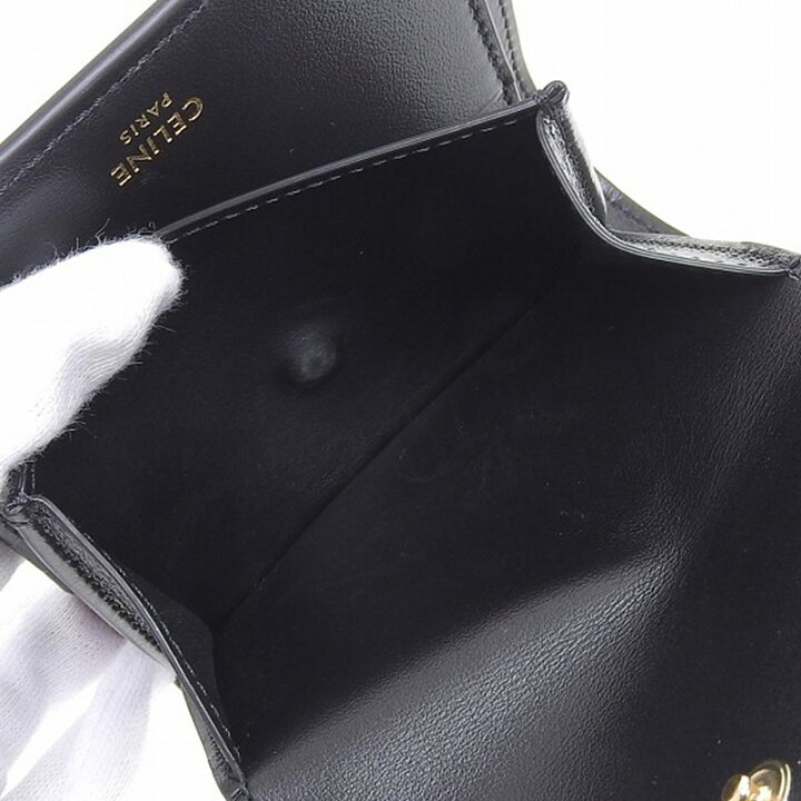 楽天市場】【中古】 セリーヌ CELINE スモールトリフォールド 