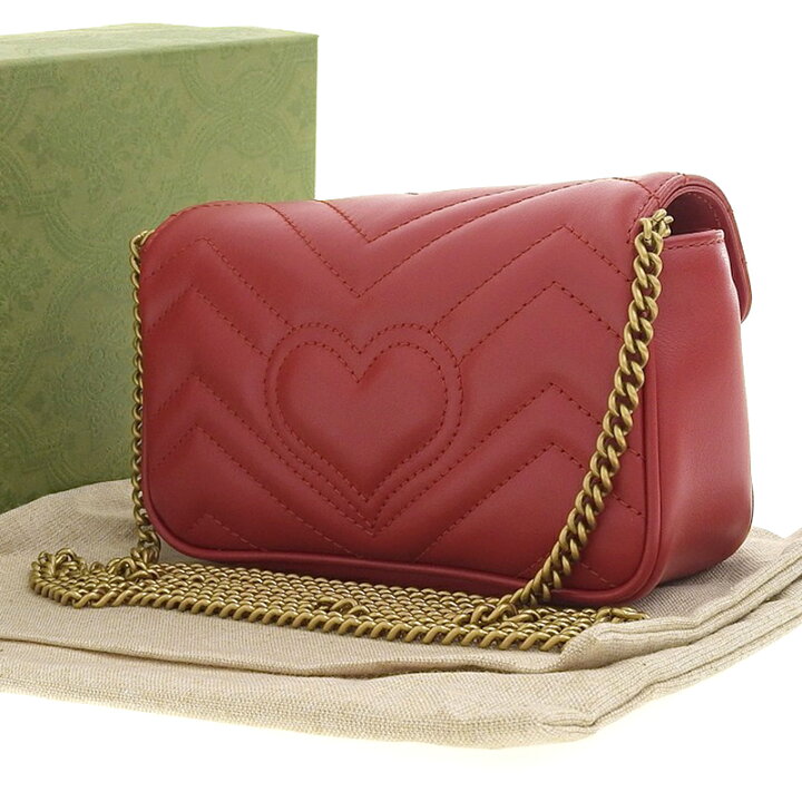 楽天市場】【中古】 グッチ GUCCI GGマーモント ショルダーバッグ  