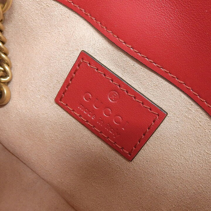楽天市場】【中古】 グッチ GUCCI GGマーモント ショルダーバッグ  