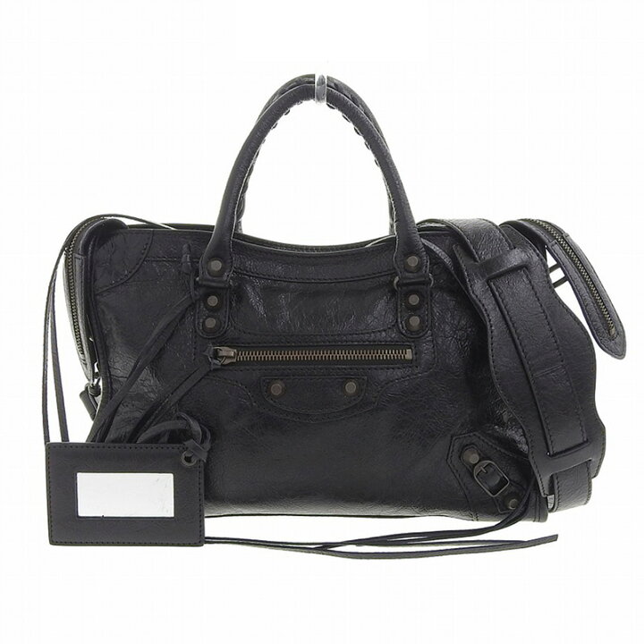 BALENCIAGA バレンシアガクラシックシティ 2WAYバッグ 黒レザー - その他