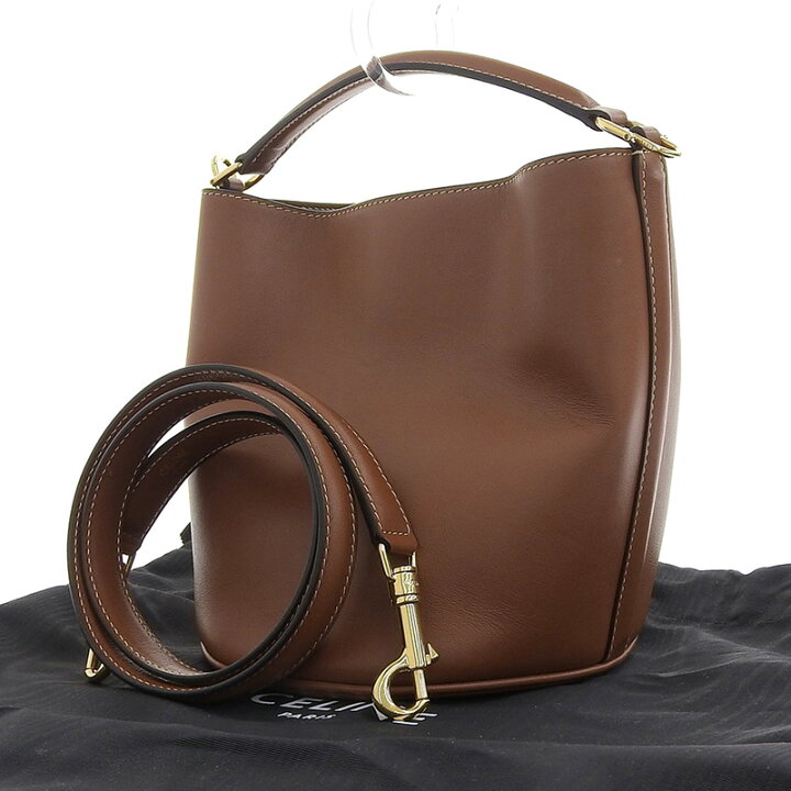 楽天市場】【中古】 セリーヌ CELINE ティーンバケット16 2WAYバッグ  