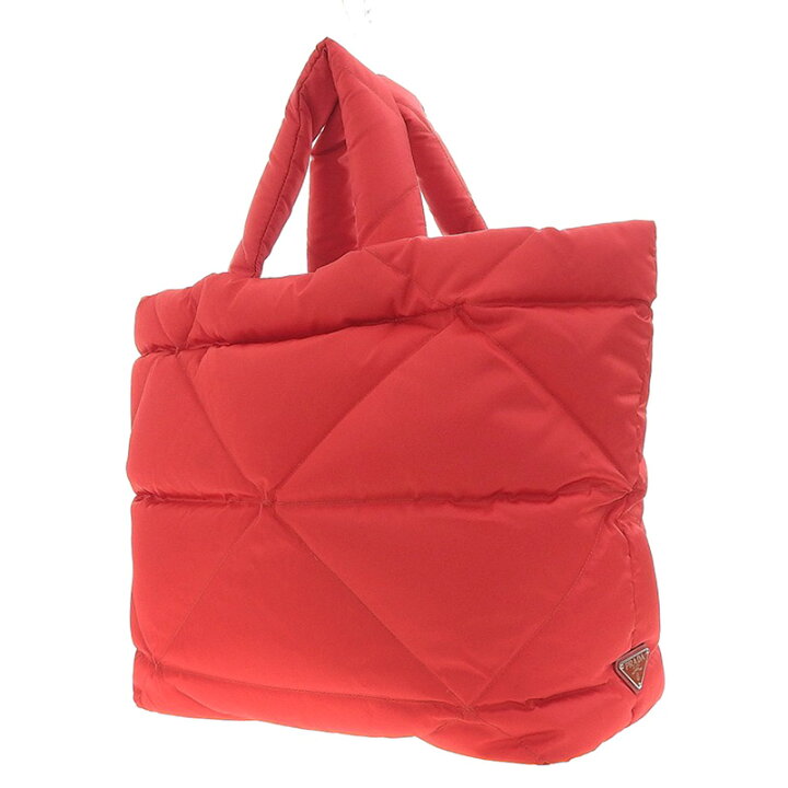 楽天市場】【中古】 プラダ PRADA パデッドRe Nylon トートバッグ 