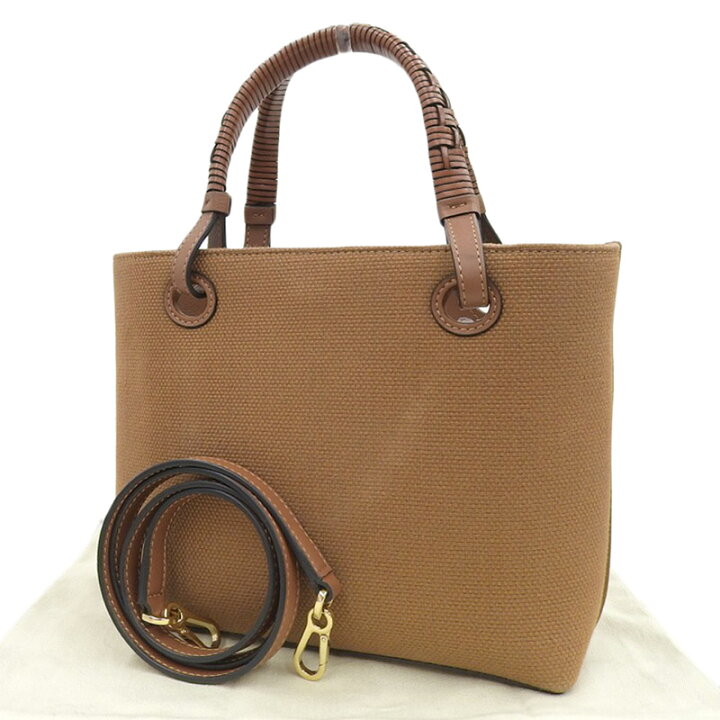 楽天市場】【中古】 ロエベ LOEWE アナグラム トートバッグ ミニ 2WAY 
