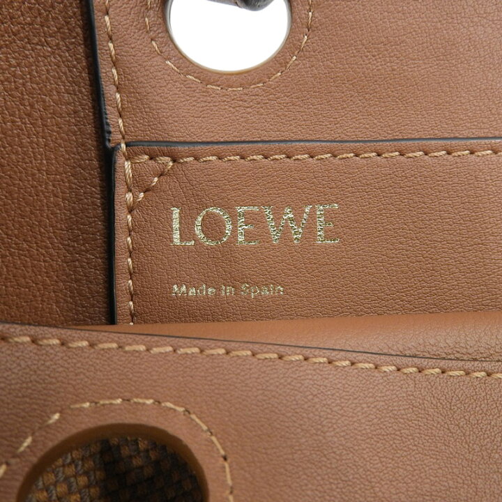 楽天市場】【中古】 ロエベ LOEWE アナグラム トートバッグ ミニ 2WAY 