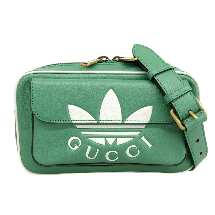 楽天市場】【中古】 グッチ GUCCI アディダスコラボ ボディバッグ 