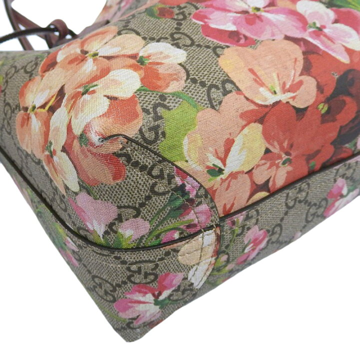 楽天市場】【中古】 グッチ GUCCI GGブルームス トートバッグ ピンク  