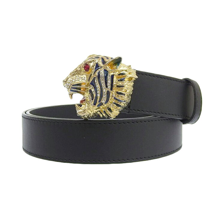 楽天市場】【中古】 グッチ GUCCI ラジャ タイガーヘッド ベルト GP  