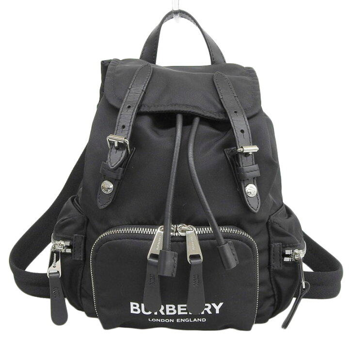 楽天市場】【中古】 バーバリー BURBERRY ロゴ スモールバックパック 