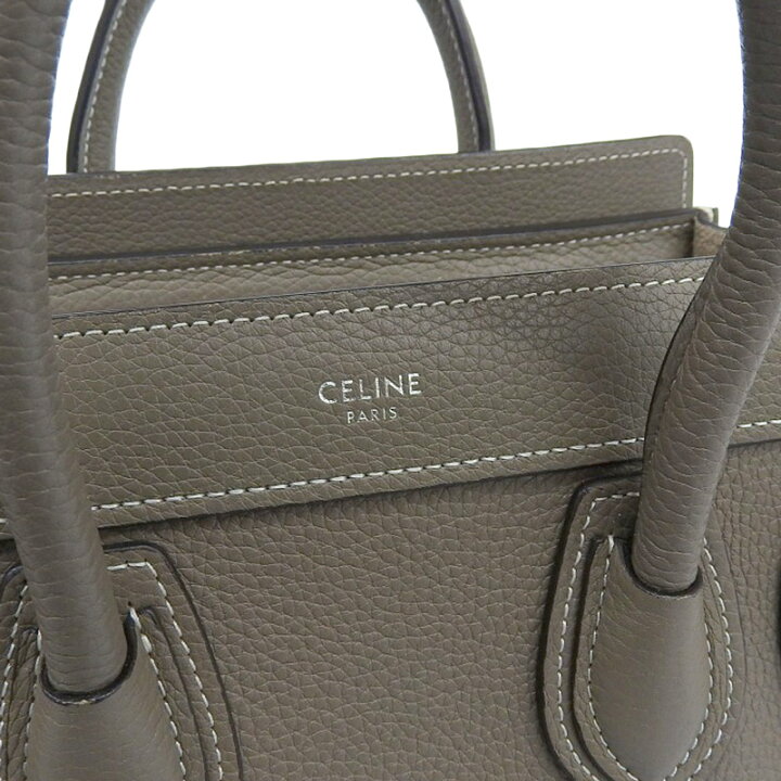 楽天市場】【中古】 セリーヌ CELINE ラゲージ ナノショッパー 2WAY  