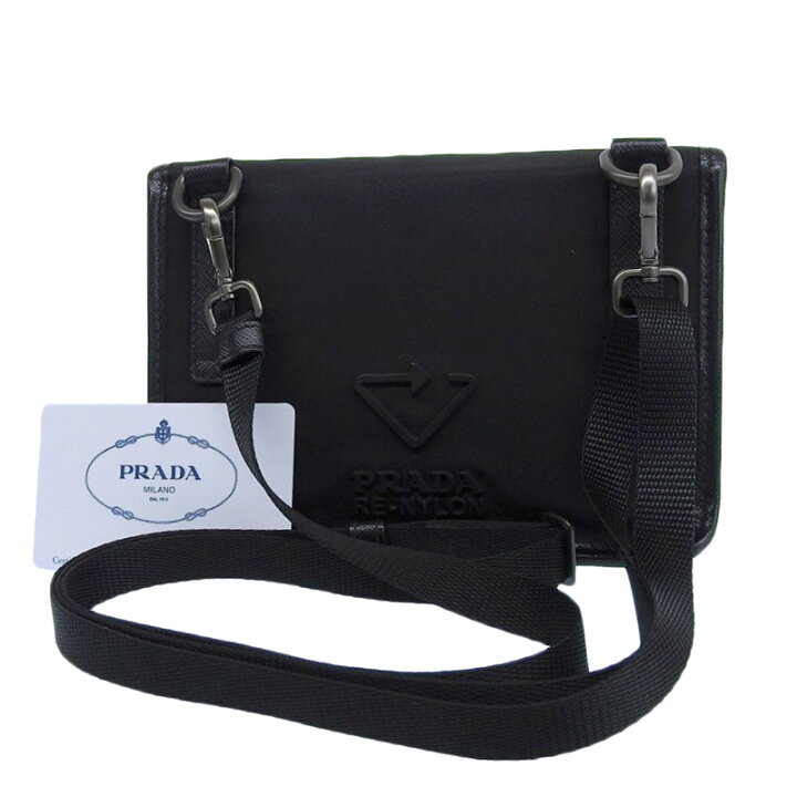 楽天市場】【中古】 プラダ PRADA ショルダーバッグ ナイロン/レザー  