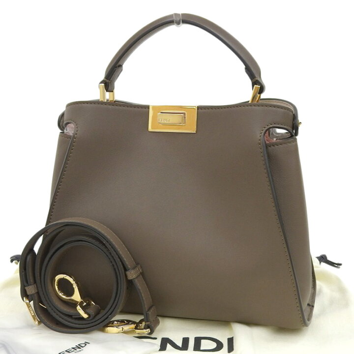楽天市場】【中古】 フェンディ FENDI ピーカブーエッセンシャリー 