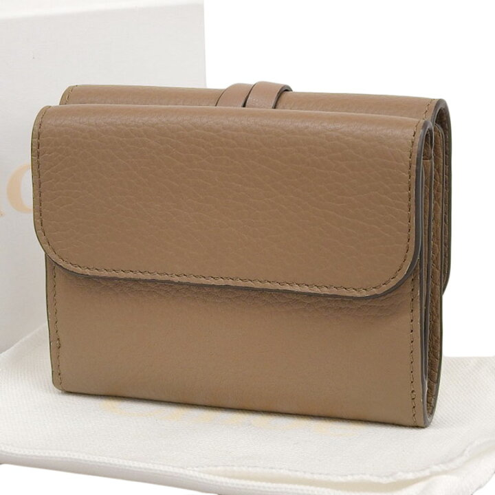 楽天市場】【中古】 クロエ CHLOE アルファベット 三つ折り財布 