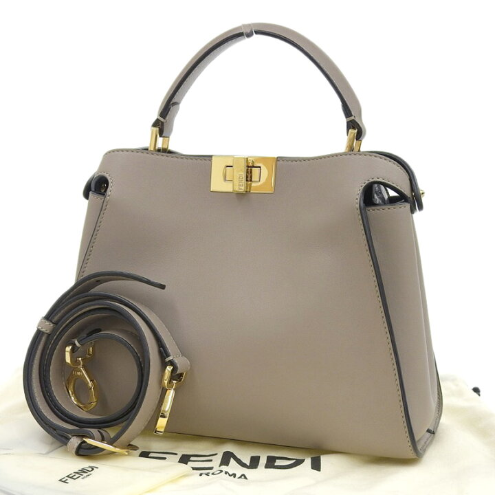 楽天市場】【中古】 フェンディFENDI ピーカブーエッセンシャリー 2WAY 