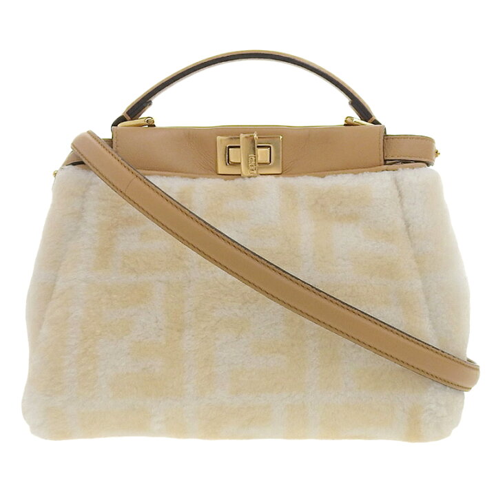 楽天市場】【中古】 フェンディ FENDI ピーカブー ミニ 2WAYバッグ  