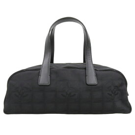 【中古】 シャネル CHANEL ニュートラベルライン ハンドバッグ ミニボストン ナイロン/レザー ブラック 新入荷 CH0936