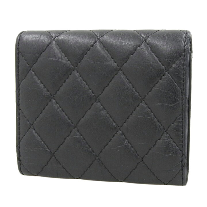 楽天市場】【中古】 シャネル CHANEL マトラッセ コンパクトウォレット  