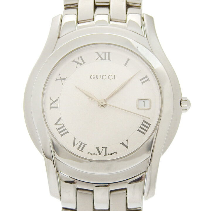 楽天市場】【中古】 グッチ GUCCI 5500M メンズ クォーツ 腕時計 SS  