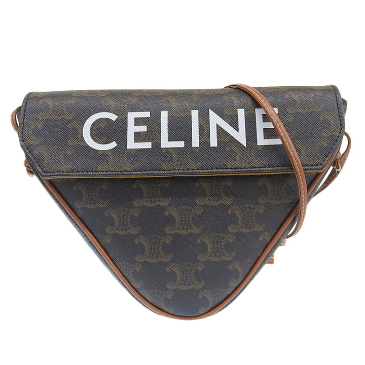 楽天市場】【中古】 セリーヌ CELINE トライアングルバッグ ショルダー  