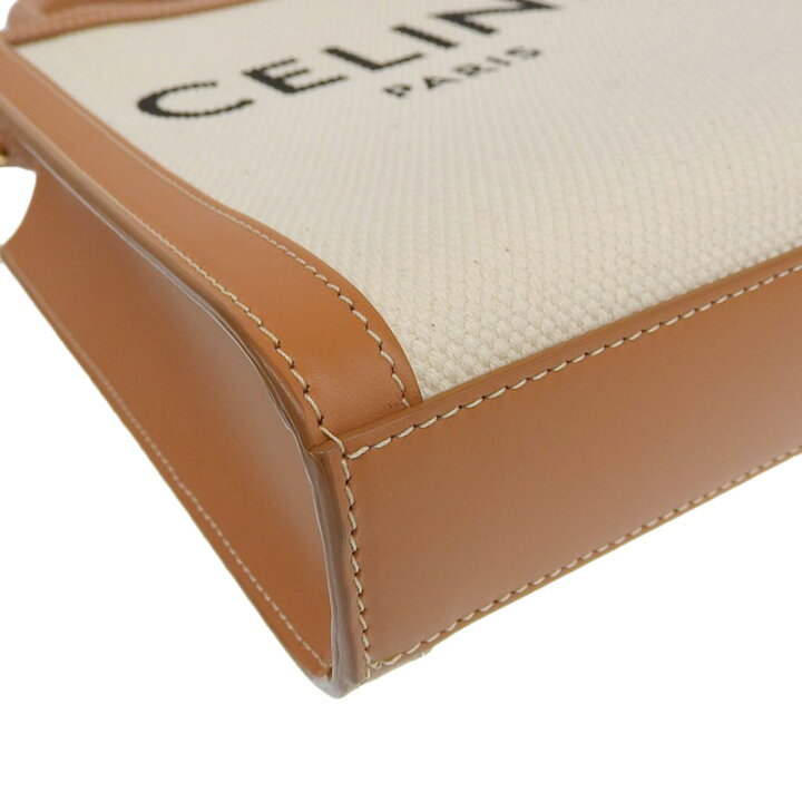 楽天市場】【中古】 セリーヌ CELINE ミニバーティカルカバ 2WAYバッグ  