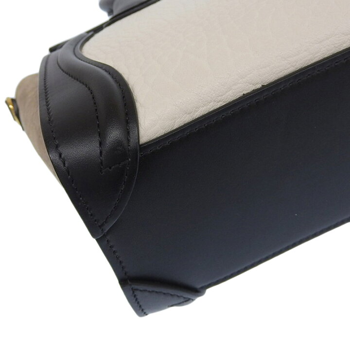 楽天市場】【中古】 セリーヌ CELINE ラゲージ ナノショッパー 2WAY  