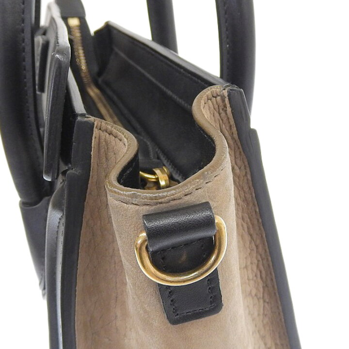 楽天市場】【中古】 セリーヌ CELINE ラゲージ ナノショッパー 2WAY  