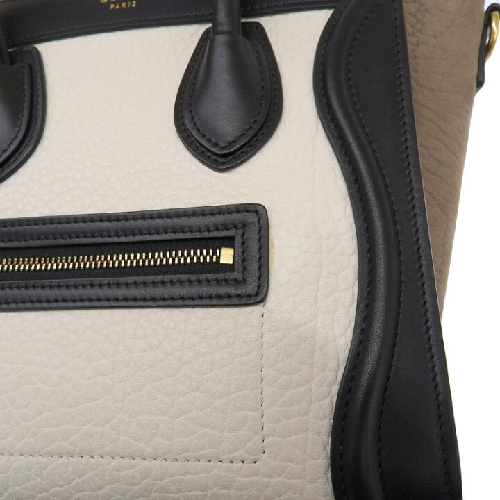 楽天市場】【中古】 セリーヌ CELINE ラゲージ ナノショッパー 2WAY  