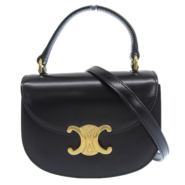 楽天市場】【中古】 セリーヌ CELINE トリオンフ ミニブザス クレア  