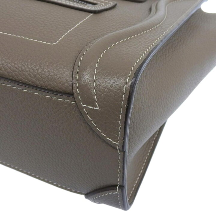 楽天市場】【中古】 セリーヌ CELINE ラゲージ ナノショッパー 2WAY 