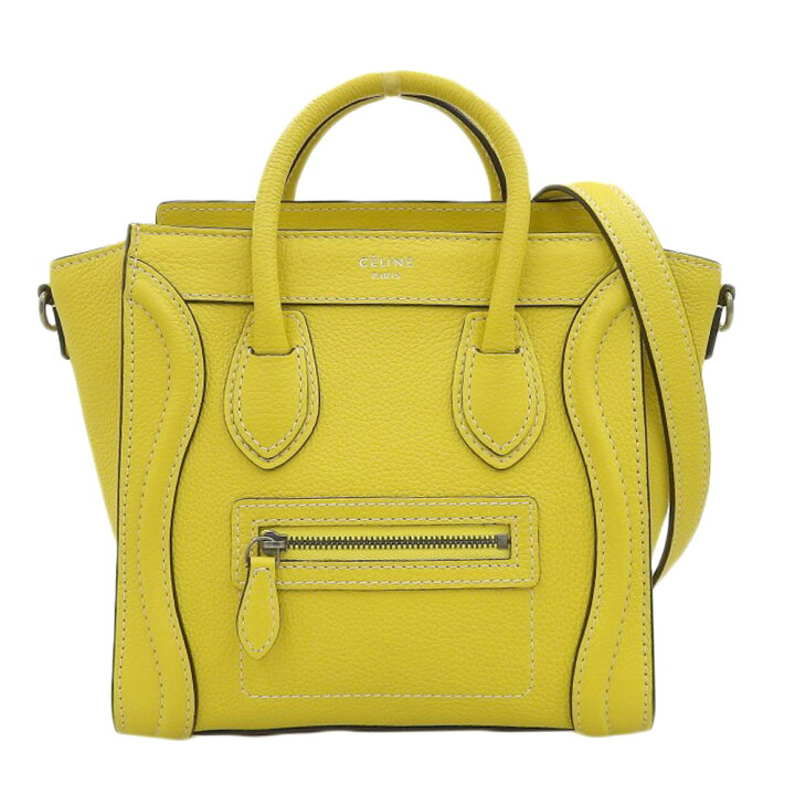 楽天市場】【中古】 セリーヌ CELINE ラゲージ ナノショッパー 2WAY 