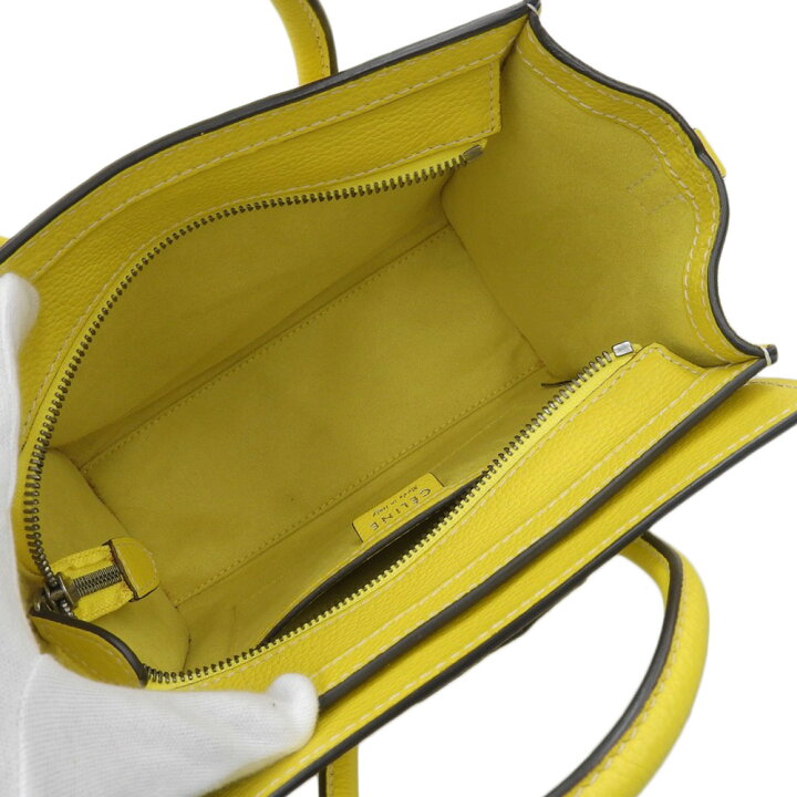 楽天市場】【中古】 セリーヌ CELINE ラゲージ ナノショッパー 2WAY