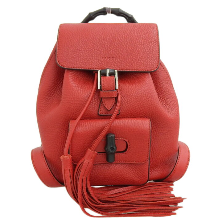 楽天市場】【中古】 グッチ GUCCI バンブー バックパック リュック 