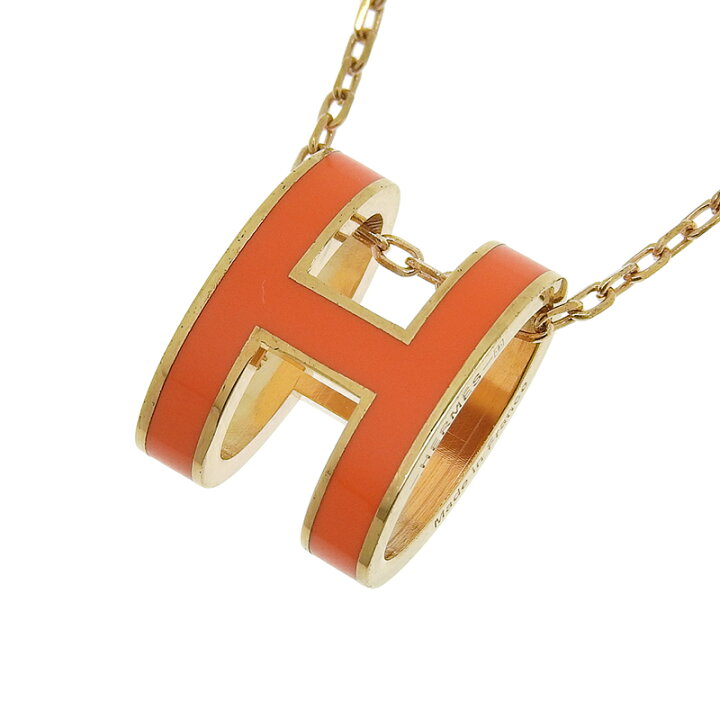 楽天市場】【中古】 エルメス HERMES ポップアッシュ ネックレス GP 