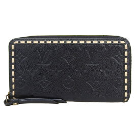 【中古】 ルイヴィトン LOUIS VUITTON モノグラム・アンプラント ジッピーウォレット 長財布 ノワール M64805 新入荷 LV1681