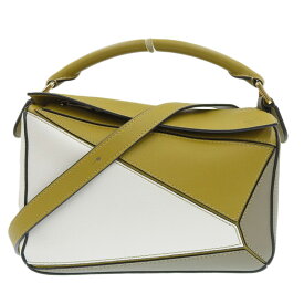 【中古】 ロエベ LOEWE パズルバッグ スモール 2WAYバッグ ハンドバッグ ショルダーバッグ レザー マルチカラー 新入荷 OB2159