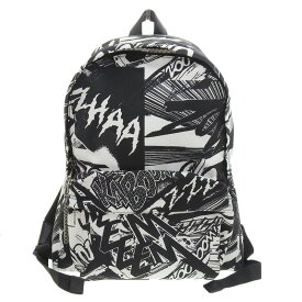 【中古】 セリーヌ CELINE クリスチャン・マークレーコラボ バックパック リュックサック キャンバス/レザー ホワイト/ブラック 新入荷 OB2240