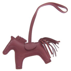 【中古】 エルメス HERMES ロデオPM バッグチャーム アニョーミロ ルビー Y刻印 2020年 美品 新入荷 HE1024