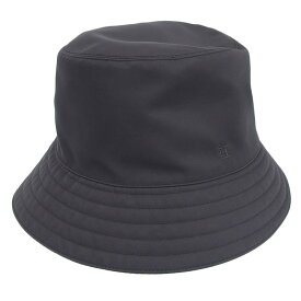 【中古】 エルメス HERMES バケットハット 帽子 ナイロン グレー #58 新入荷 HE1032