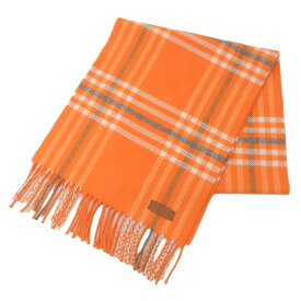 【中古】 エルメス HERMES マフラー カシミヤ オレンジ 新入荷 HE1036