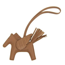 【中古】 エルメス HERMES ロデオペガサスPM バッグチャーム アニョーミロ アリゲーター チャイ W刻印 2024年 美品 新入荷 HE1071