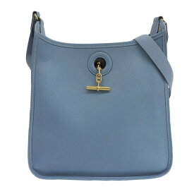 【中古】 エルメス HERMES ヴェスパPM ショルダーバッグ 斜め掛けショルダー クシュベル ブルージーン □J刻印 2006年 新入荷 HE1114