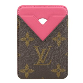 【中古】 ルイヴィトン LOUIS VUITTON モノグラムマカサー ポルトカルト マグネット パスケース ポンディシェリピンク M12851 美品 新入荷 LV1853
