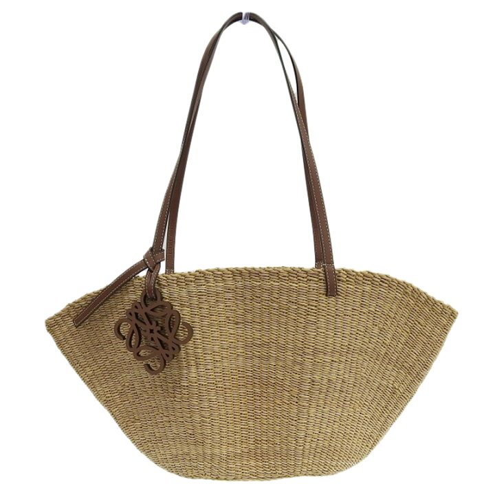 楽天市場】【中古】 ロエベ LOEWE シェルバスケットトート スモール 