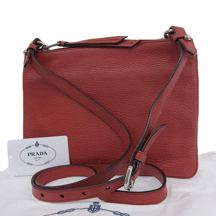 楽天市場】【中古】 プラダ PRADA ショルダーバッグ 斜め掛け 