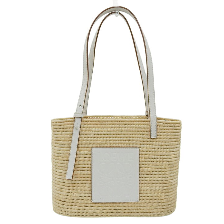 楽天市場】【中古】 ロエベ LOEWE スクエアバスケットスモール 