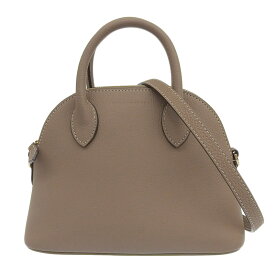 【中古】 ボナベンチュラ BONAVENTURA エマ22 2WAYバッグ ハンドバッグ ショルダーバッグ レザー エトゥープ 新入荷 OB2475