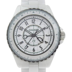【中古】 シャネル CHANEL J12 クチュール レディース クォーツ 腕時計 セラミック/SS ホワイト文字盤 H9763 美品 新入荷 CH1061